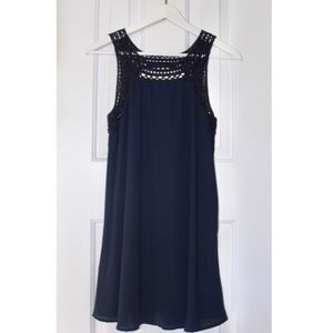 Navy Blue Shift Dress